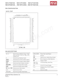 IS61VF51236A-7.5B3I Datasheet Page 9