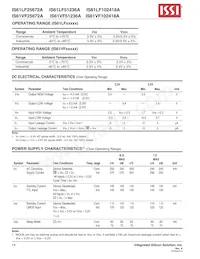 IS61VF51236A-7.5B3I Datasheet Page 14