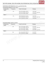 IS61VPS102436A-166TQL-TR Datasheet Page 18