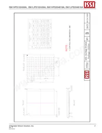 IS61VPS102436A-166TQL-TR Datasheet Page 21