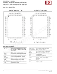 IS61VPS25618A-200B3I-TR Datasheet Page 8