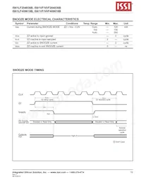 IS61VVF409618B-7.5TQL Datasheet Pagina 19