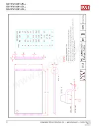 IS61WV102416ALL-20MI-TR Datasheet Page 20