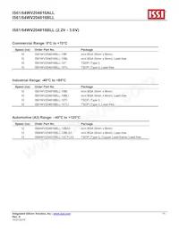 IS61WV204816BLL-10TLI Datasheet Page 15