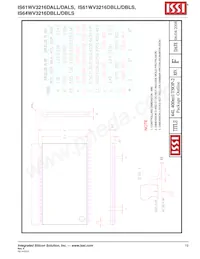 IS61WV3216DBLL-10TLI Datasheet Page 19