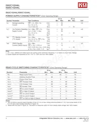 IS62C1024AL-35TI-TR Datasheet Page 4
