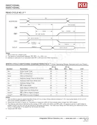 IS62C1024AL-35TI-TR Datasheet Page 6