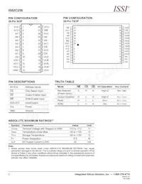 IS62C256-70UI Datasheet Page 2