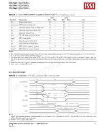 IS62WV102416BLL-25MI-TR Datasheet Page 11