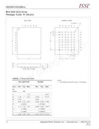 IS62WV10248BLL-55BI-TR Datasheet Page 12