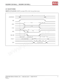 IS62WV12816ALL-70BLI Datasheet Page 11