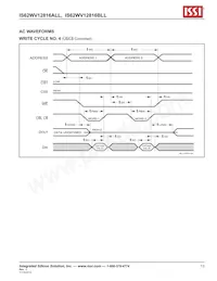 IS62WV12816ALL-70BLI Datasheet Page 13
