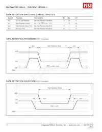 IS62WV12816ALL-70BLI Datasheet Page 14