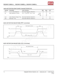 IS62WV1288BLL-55TI-TR Datasheet Page 10