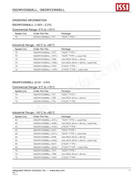IS62WV2568BLL-70HI-TR Datasheet Page 11