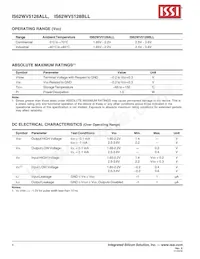 IS62WV5128BLL-55T2I-TR Datasheet Page 4