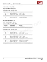 IS62WV5128BLL-55T2I-TR Datasheet Page 12