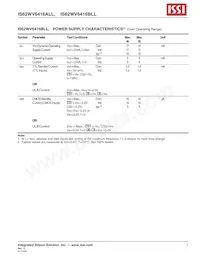 IS62WV6416ALL-55BI-TR Datasheet Page 7