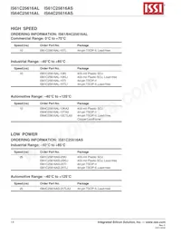 IS64C25616AL-12CTLA3 Datasheet Page 14