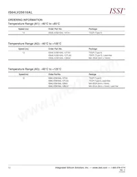 IS64LV25616AL-12TA3-TR Datasheet Page 12