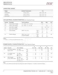 IS64LV51216-12TLA3-TR Datasheet Page 4