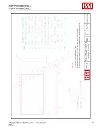 IS64WV10248EDBLL-10BLA3 Datasheet Page 17