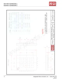 IS64WV10248EDBLL-10BLA3 Datasheet Page 18