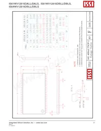 IS64WV12816DBLL-12BLA3 Datasheet Pagina 21