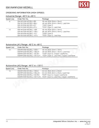 IS64WV25616EDBLL-10BA3-TR Datasheet Page 12