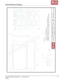 IS64WV25616EDBLL-10BA3-TR數據表 頁面 13