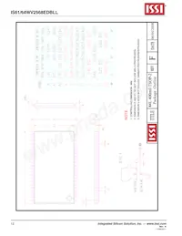IS64WV2568EDBLL-10BLA3 Datasheet Page 12
