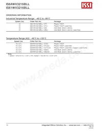 IS64WV3216BLL-15CTLA3 Datenblatt Seite 14