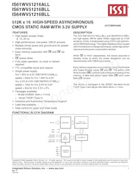 IS64WV51216BLL-10MA3-TR Datasheet Cover