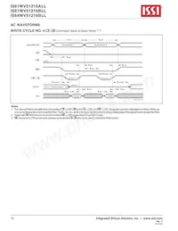 IS64WV51216BLL-10MA3-TR Datasheet Page 16