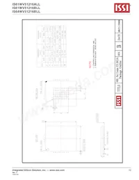 IS64WV51216BLL-10MA3-TR Datasheet Page 19