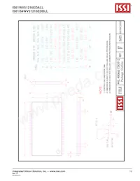 IS64WV51216EDBLL-10BLA3 Datasheet Page 19
