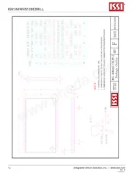 IS64WV5128EDBLL-10BLA3 Datasheet Page 12