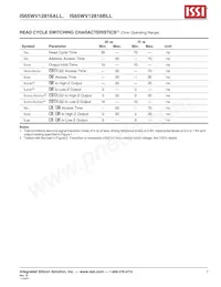 IS65WV12816BLL-55TA3-TR Datasheet Page 7