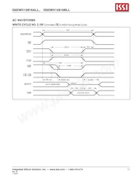 IS65WV12816BLL-55TA3-TR Datasheet Page 11