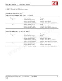 IS65WV12816BLL-55TA3-TR Datasheet Pagina 17