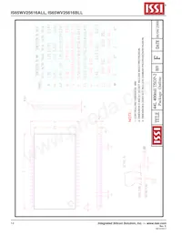 IS65WV25616BLL-70TLA3 Datenblatt Seite 14