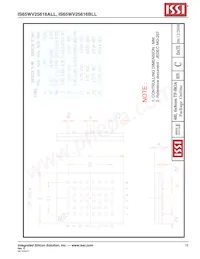 IS65WV25616BLL-70TLA3 Datenblatt Seite 15