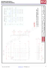 IS66WV1M16EBLL-55BLI Datasheet Page 15