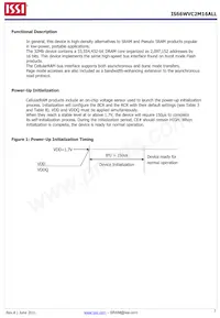 IS66WVC2M16ALL-7010BLI-TR Datenblatt Seite 7