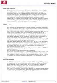 IS66WVC2M16ALL-7010BLI-TR Datenblatt Seite 14