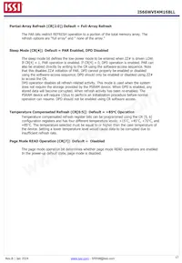 IS66WVE4M16BLL-70BLI-TR Datasheet Pagina 17