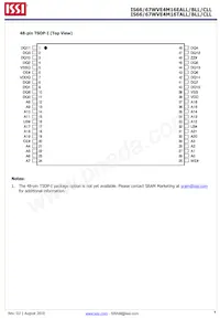 IS66WVE4M16EBLL-55BLI-TR Datasheet Page 4