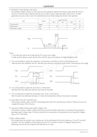 LE24C043M-TLM-E數據表 頁面 11