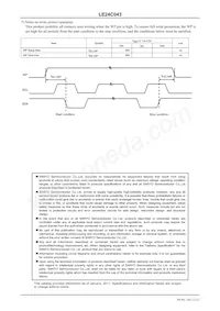 LE24C043M-TLM-E Datasheet Pagina 12