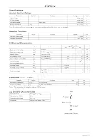 LE24C082M-TLM-E Datasheet Pagina 3